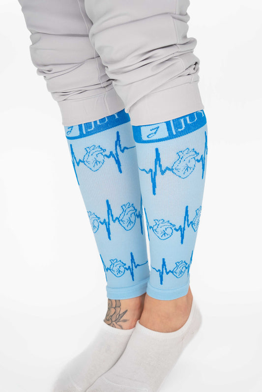 Juy Compression Calf Sleeves Blue
