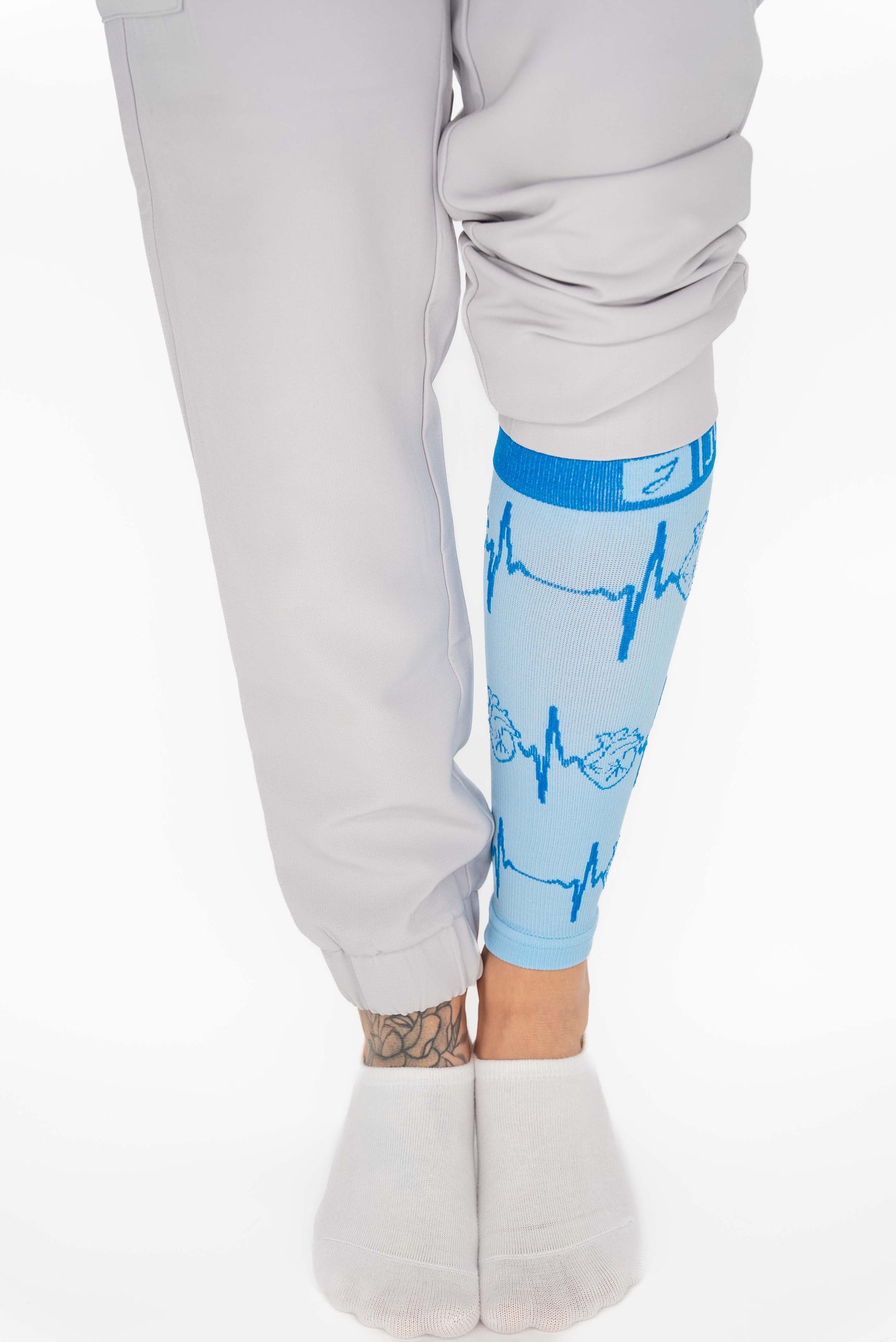 Juy Compression Calf Sleeves Blue