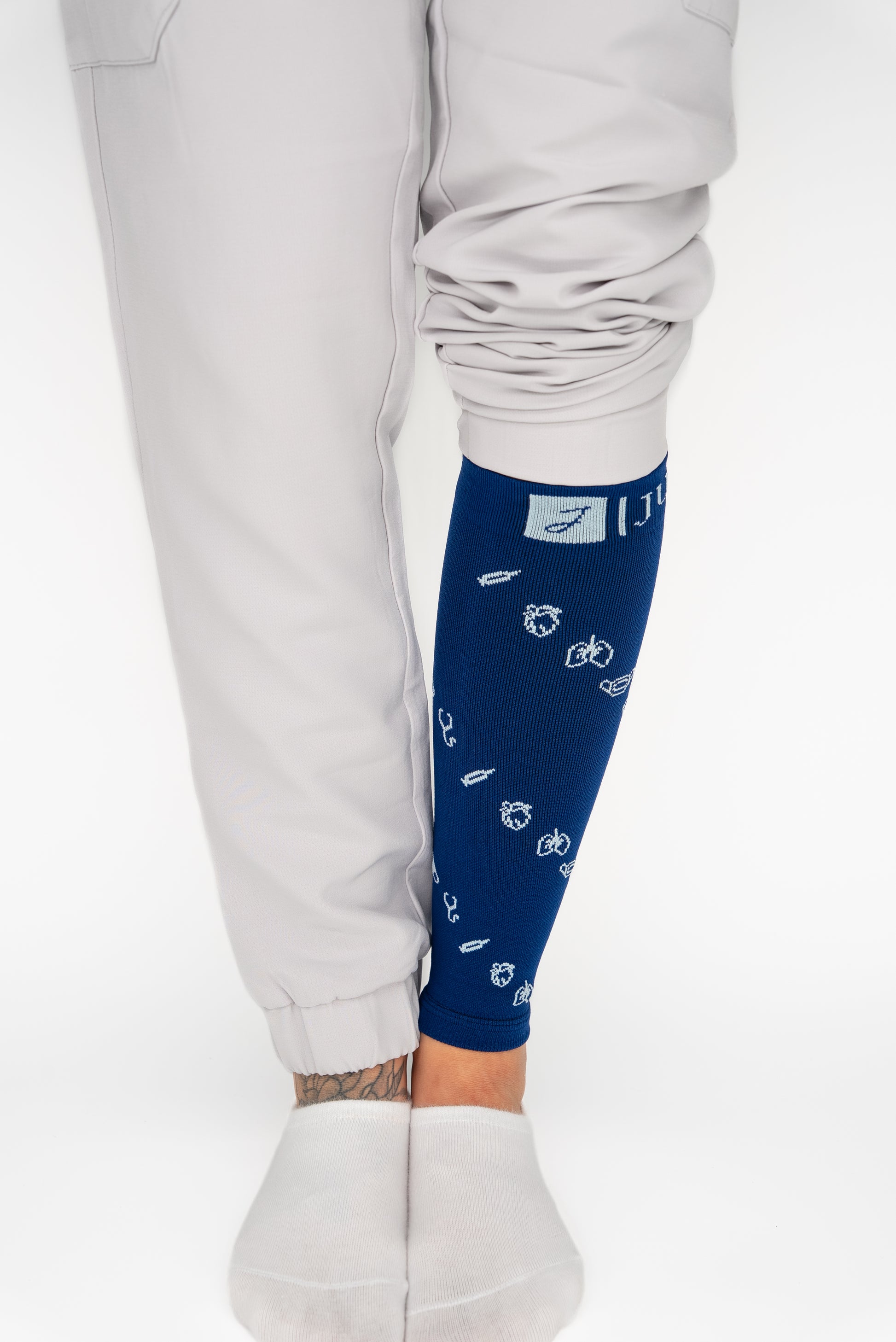 Juy Compression Calf Sleeves Navy