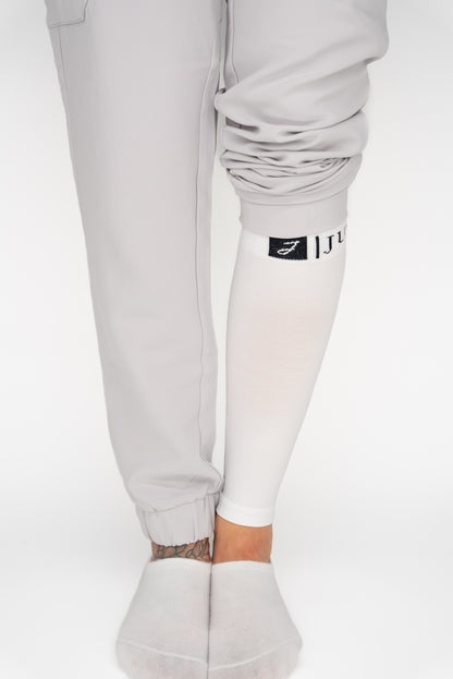 Juy Compression Calf Sleeves White